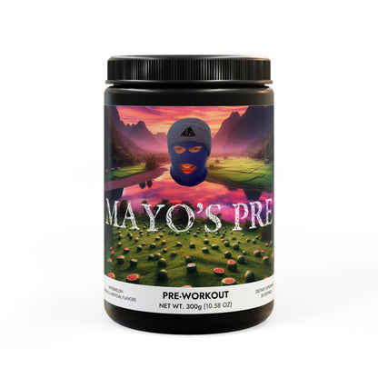 "Mayo's Pre" Pre-Workout Supplement, Watermelon (300g, 10.58oz)